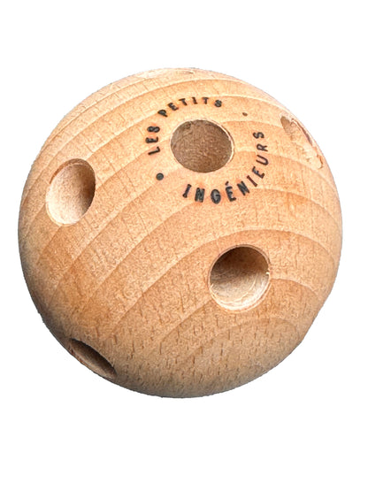 Uitbreiding houten bouwbal 60 mm met 14 gaten (p/st)